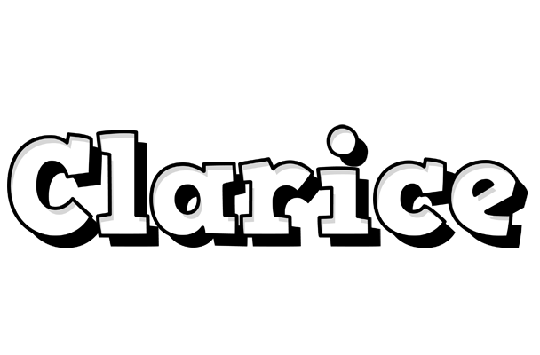 Clarice snowing logo