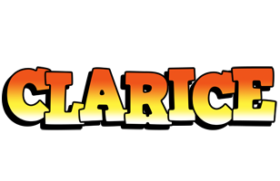 Clarice sunset logo