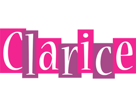 Clarice whine logo