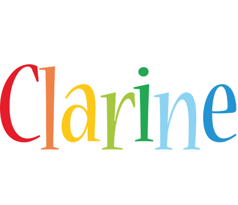 Clarine birthday logo