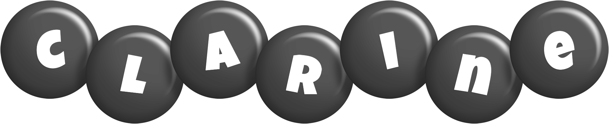 Clarine candy-black logo