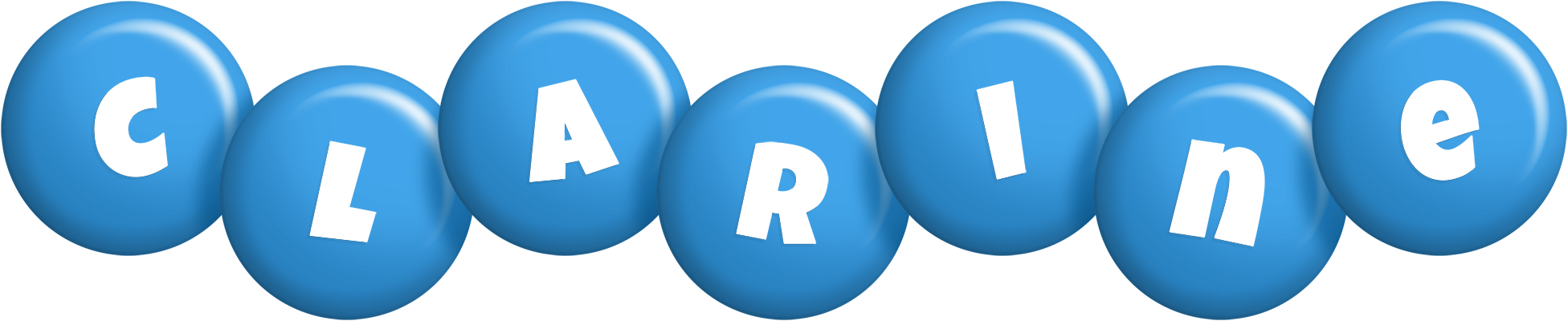 Clarine candy-blue logo