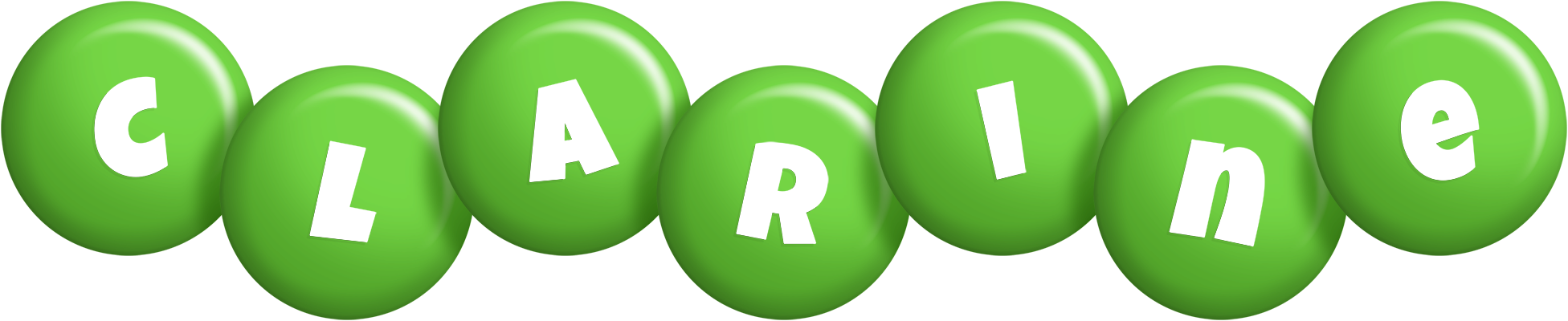 Clarine candy-green logo