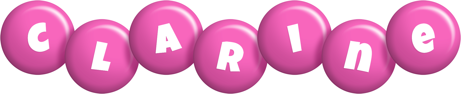 Clarine candy-pink logo
