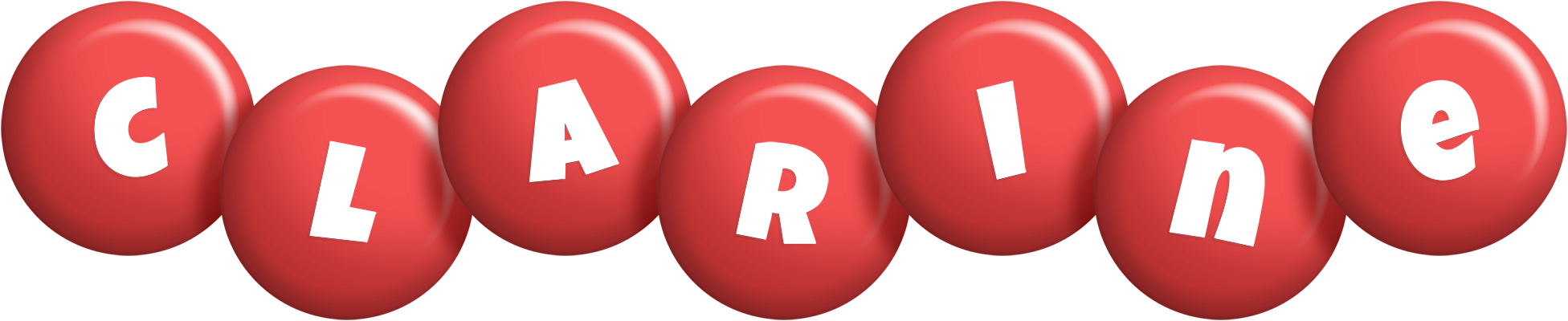 Clarine candy-red logo