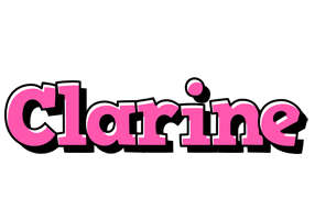 Clarine girlish logo