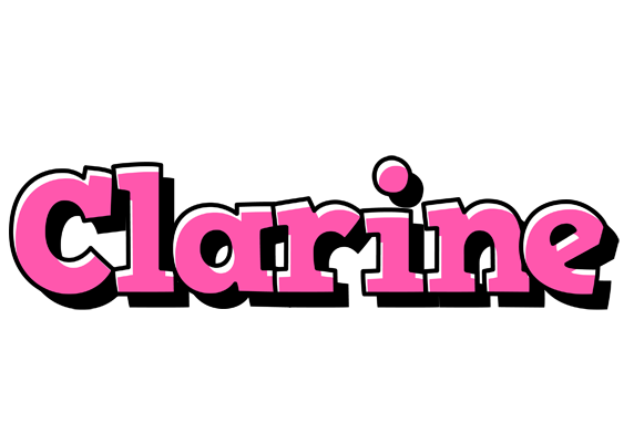 Clarine girlish logo