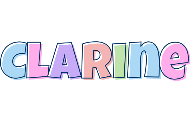 Clarine pastel logo