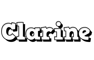 Clarine snowing logo