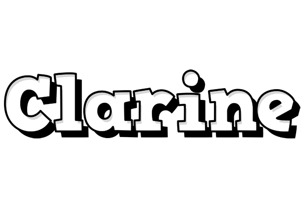 Clarine snowing logo