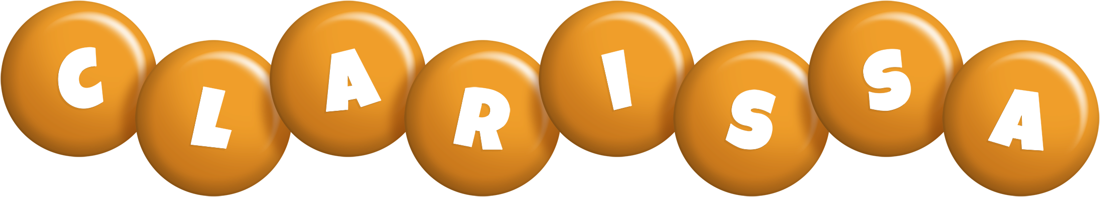 Clarissa candy-orange logo