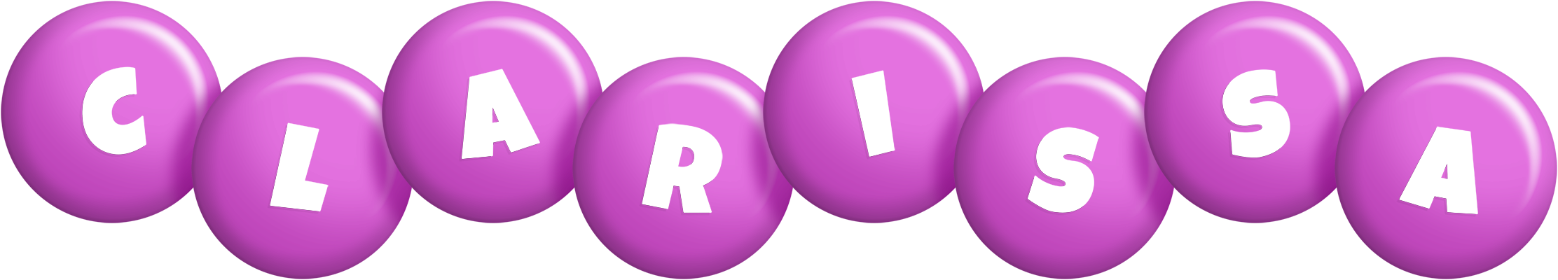 Clarissa candy-purple logo