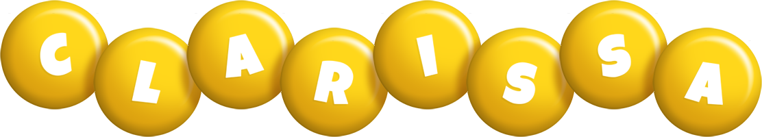 Clarissa candy-yellow logo