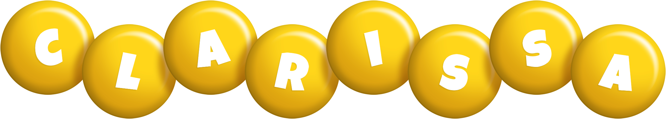 Clarissa candy-yellow logo