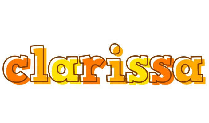 Clarissa desert logo
