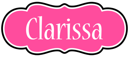 Clarissa invitation logo