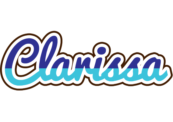 Clarissa raining logo
