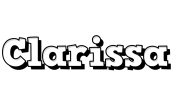 Clarissa snowing logo