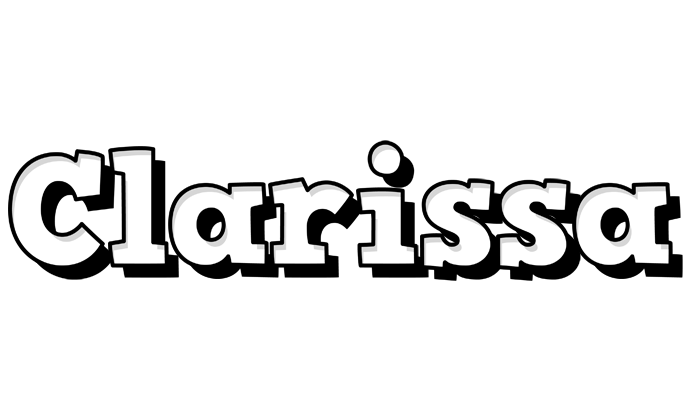 Clarissa snowing logo