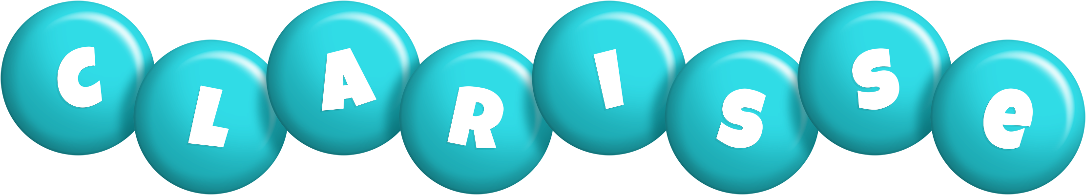 Clarisse candy-azur logo