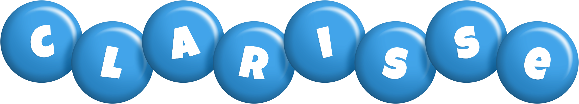 Clarisse candy-blue logo