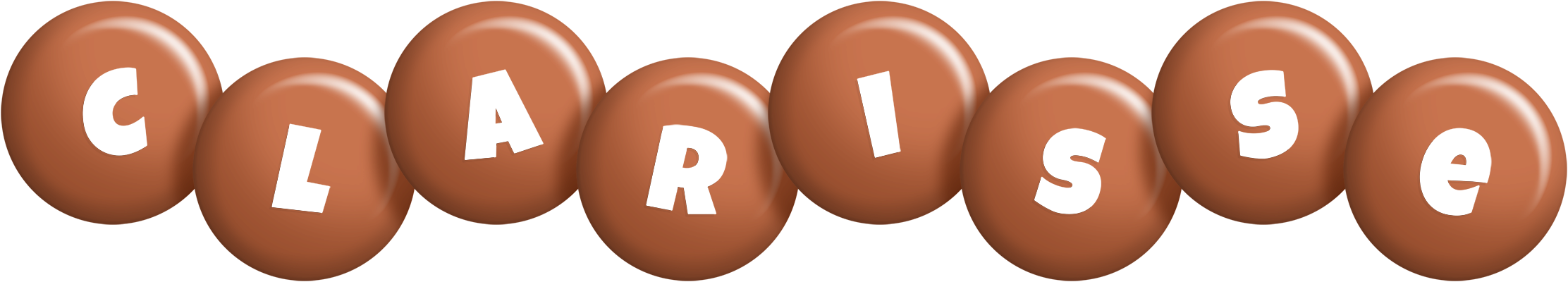 Clarisse candy-brown logo