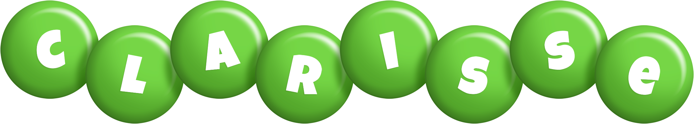 Clarisse candy-green logo