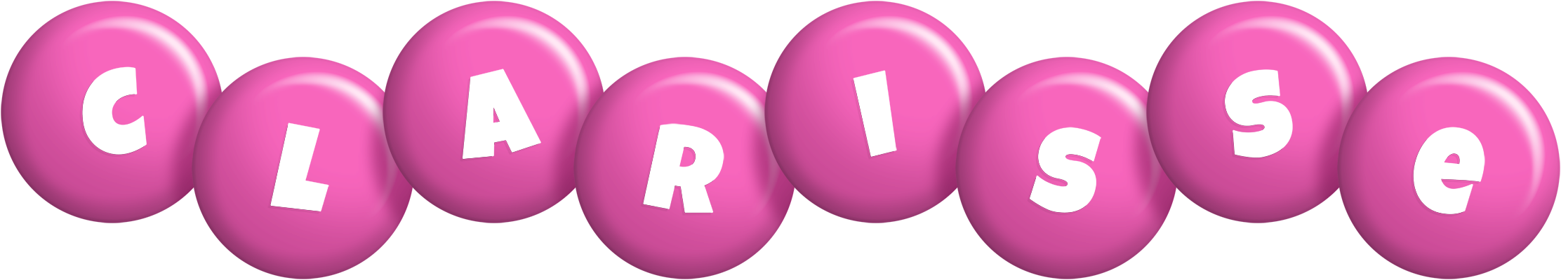 Clarisse candy-pink logo