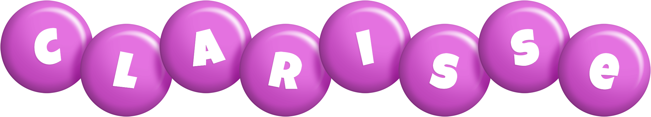 Clarisse candy-purple logo