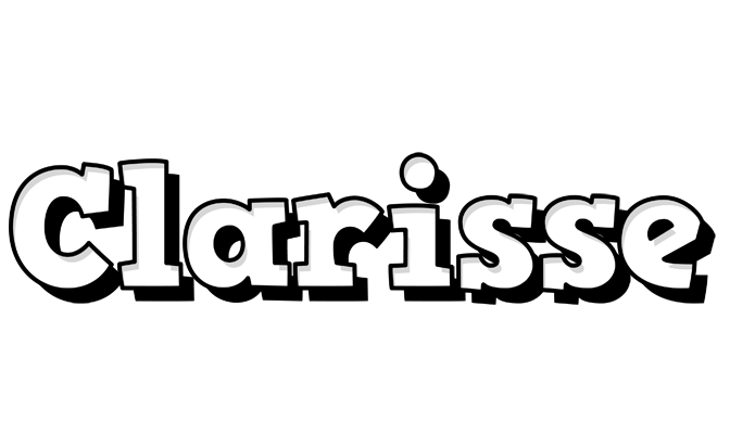 Clarisse snowing logo