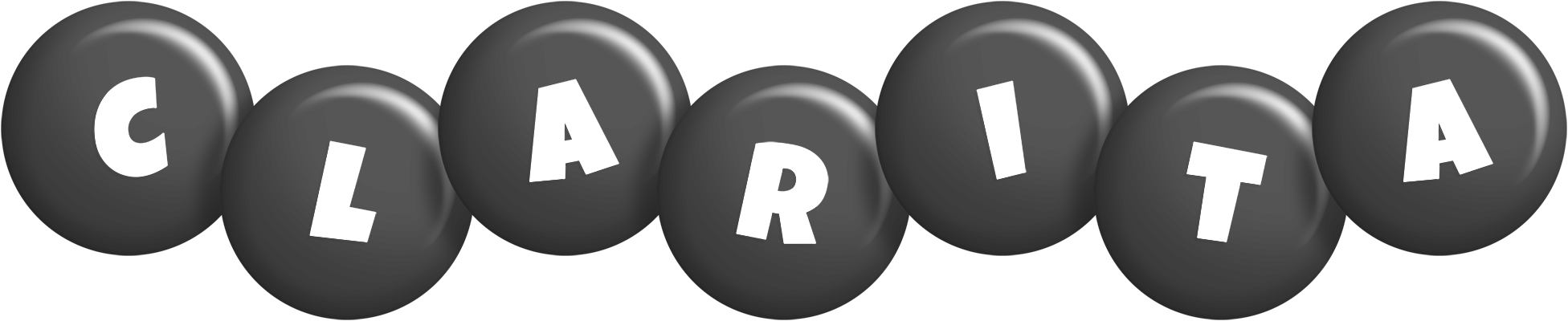 Clarita candy-black logo