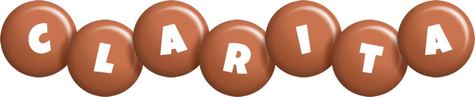 Clarita candy-brown logo