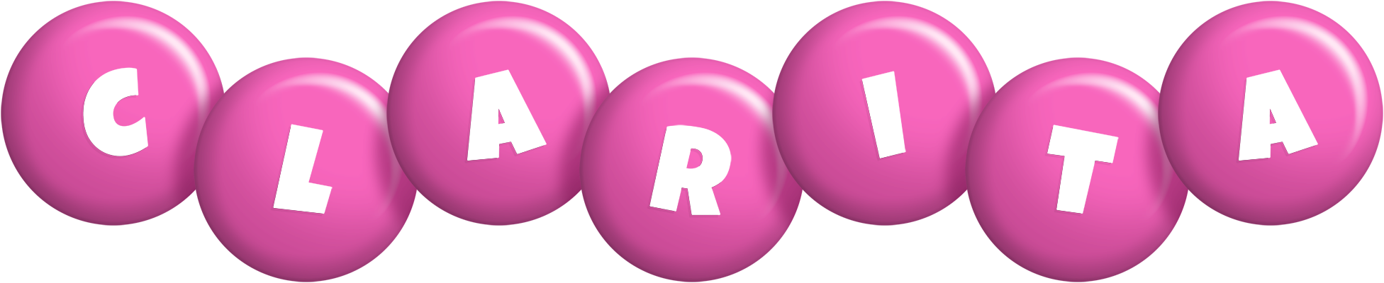 Clarita candy-pink logo