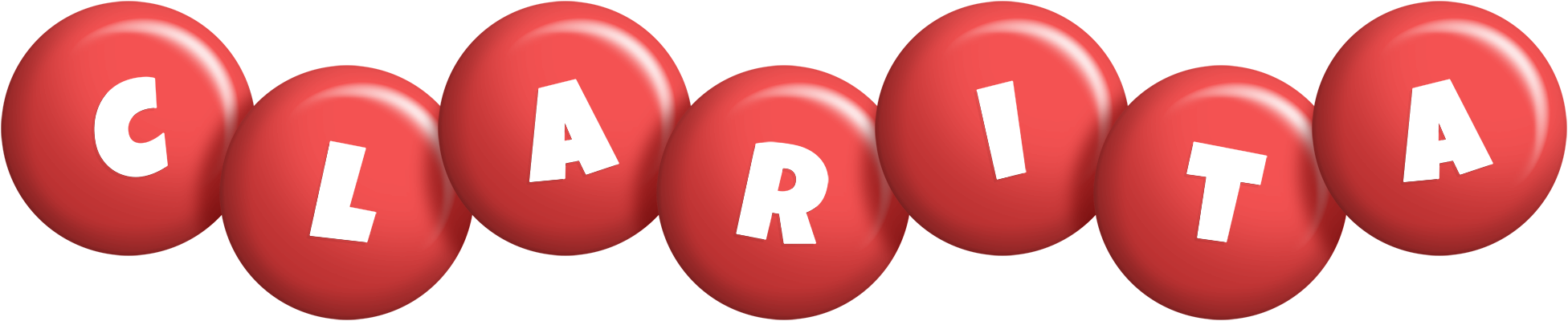 Clarita candy-red logo