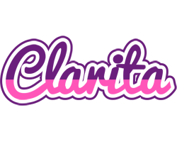 Clarita cheerful logo