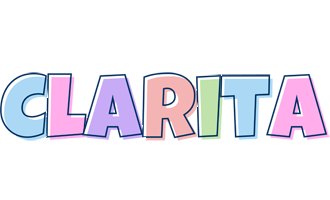 Clarita pastel logo