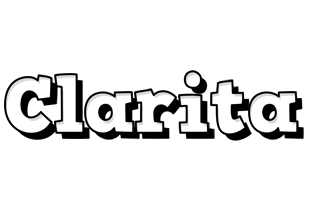 Clarita snowing logo