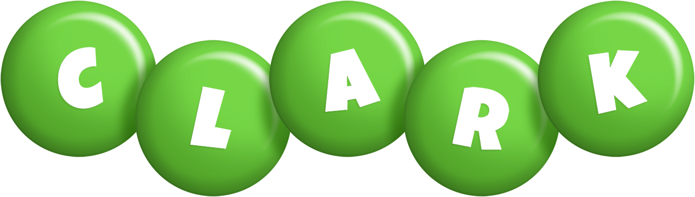 Clark candy-green logo