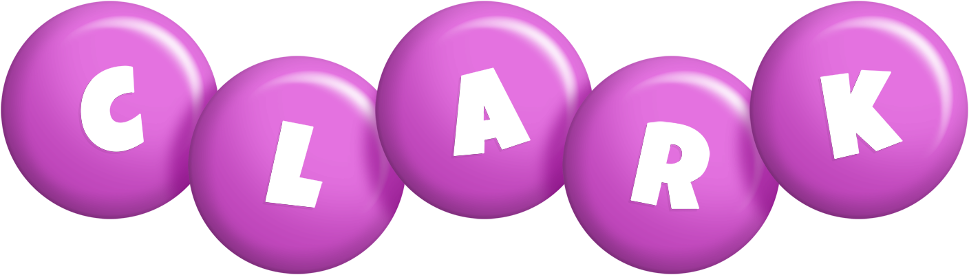 Clark candy-purple logo