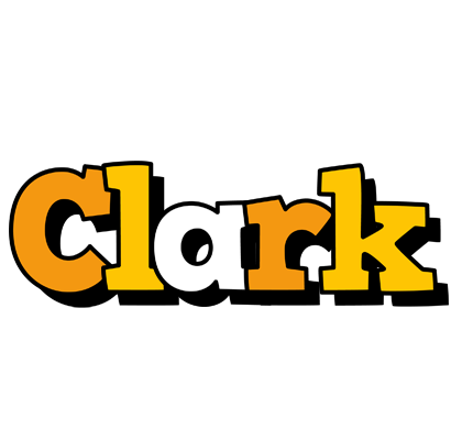 Clark cartoon logo