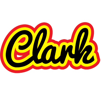 Clark flaming logo
