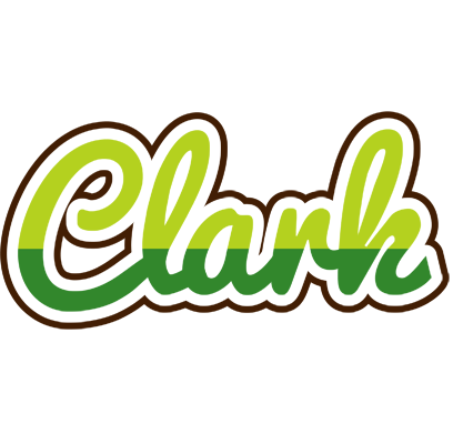Clark golfing logo