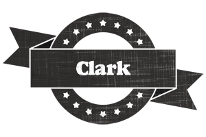 Clark grunge logo