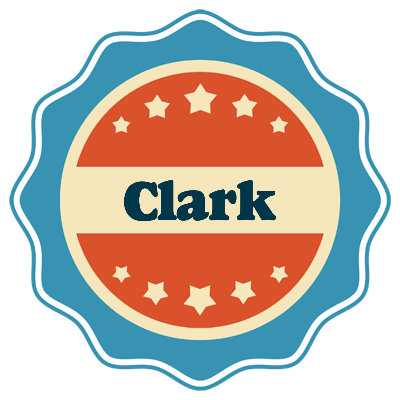 Clark labels logo