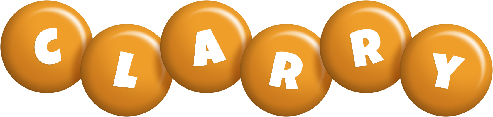 Clarry candy-orange logo