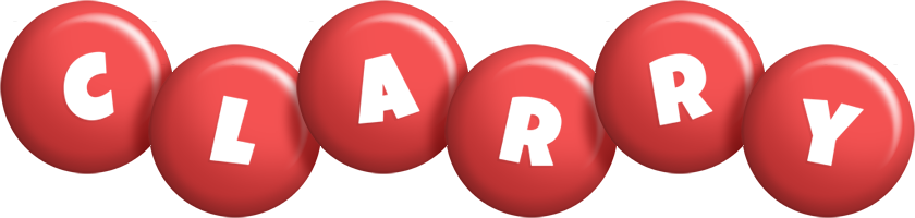Clarry candy-red logo