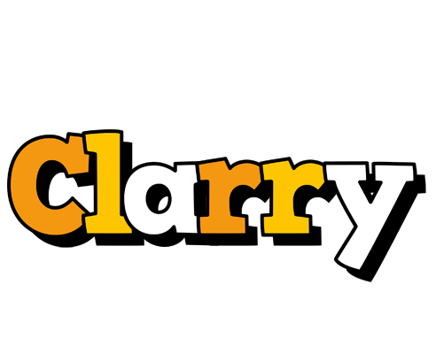 Clarry cartoon logo