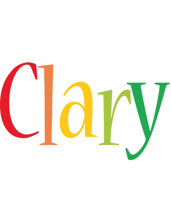 Clary birthday logo