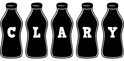 Clary bottle logo