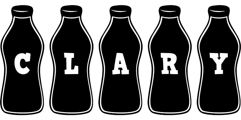 Clary bottle logo